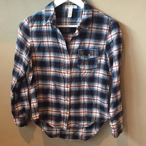 Flannel button up